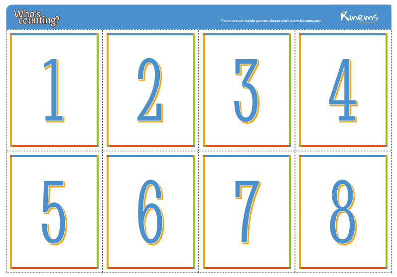 activities, board games, Math, Who's counting, kindergarden, preschoolers