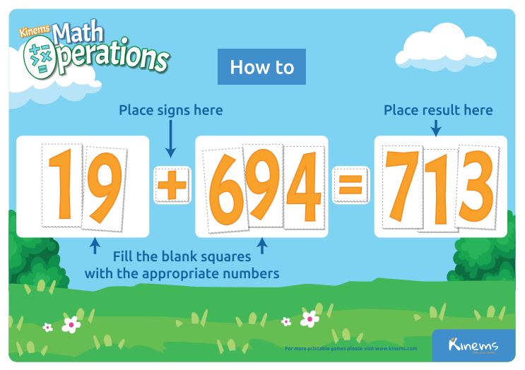 Kindergarten, math operations, board games, remote learning, early childhood education