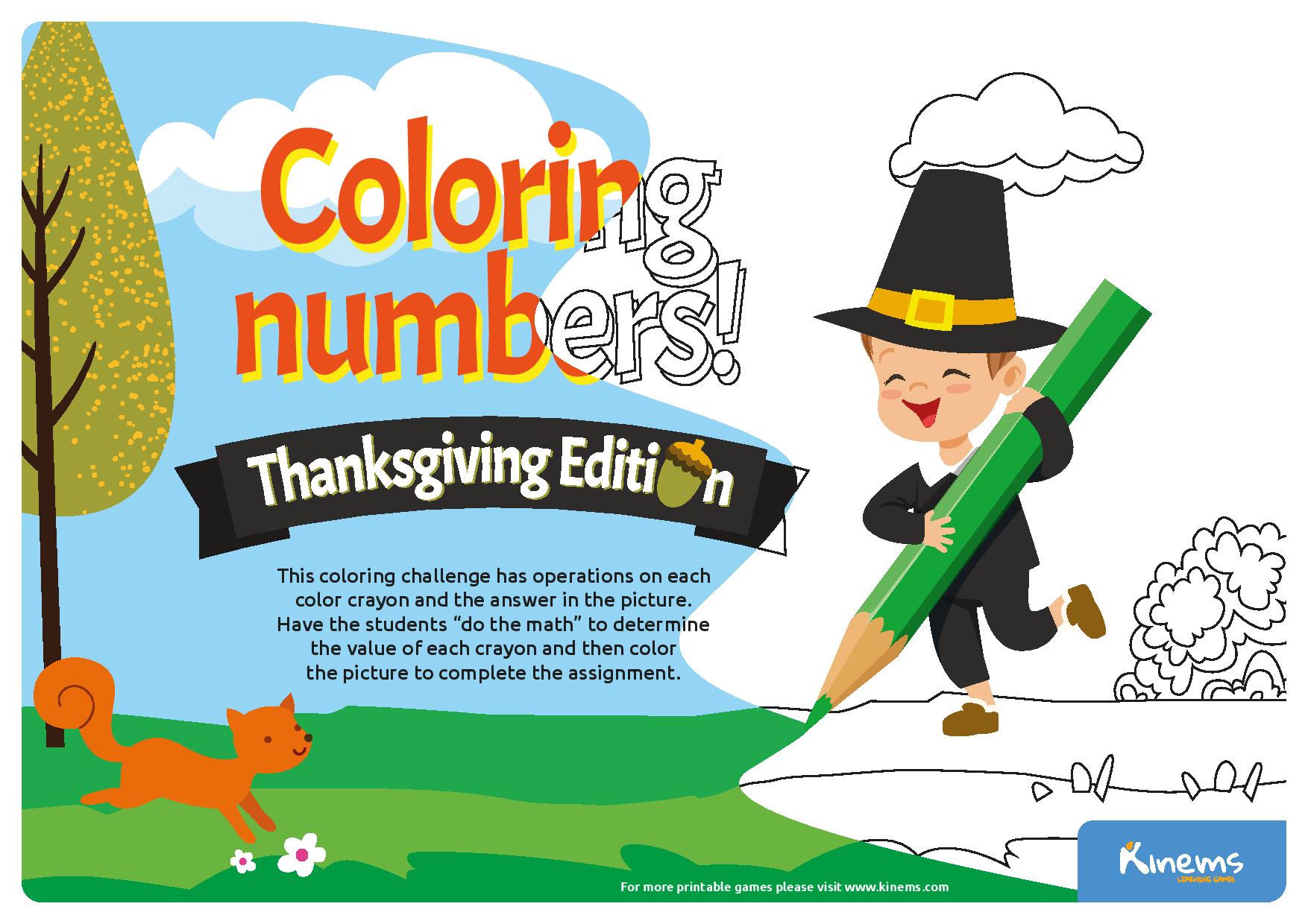 coloring numbers